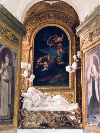 Beata Ludovica Albertoni, scultura di Bernini, dopo il restauro  |  | Veronica Giacometti / ACI Stampa