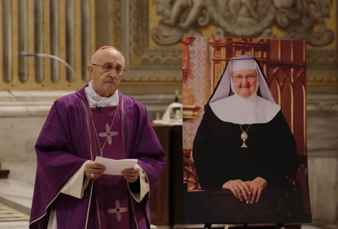 Il Cardinale Filoni durante la Messa in San Pietro per Madre Angelica |  | Pablo Esparza / EWTN