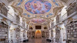 La biblioteca dell'abbazia di Admont / Pinterest