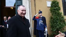 Cardinal Pietro Parolin, North American College, Roma, 31 gennaio 2015 / Bohumil Petrik / ACI Group 