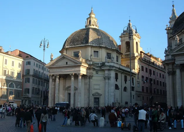 La chiesa di S. Maria in Montesanto |  | pubblico dominio 