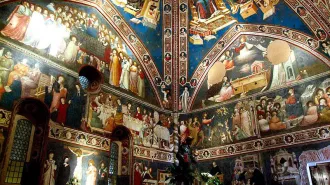 A Tolentino nel Cappellone dedicato a San Nicola la teologia di Sant' Agostino 