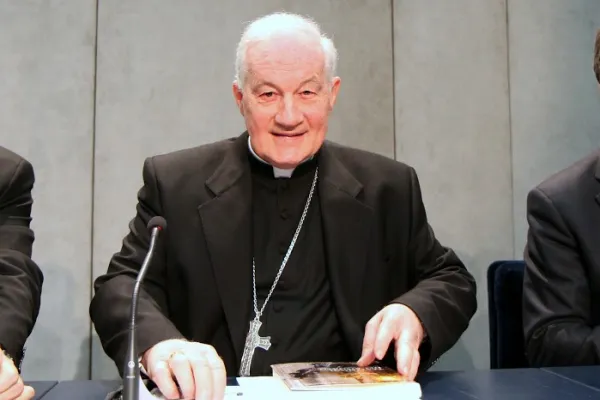 Il Cardinal Ouellet durante la conferenza stampa di presentazione de "I testimoni del risorto" / Alexey Gotovsky / ACI Group