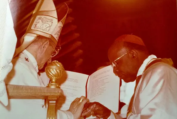 Paolo VI con il Cardinale Nsubuga |  | Arcidiocesi di Kampala