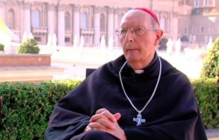 Cardinale Prosper Grech | Il Cardinale Prosper Grech ritratto all'Augustinianum | Alan Holdren / ACI Group