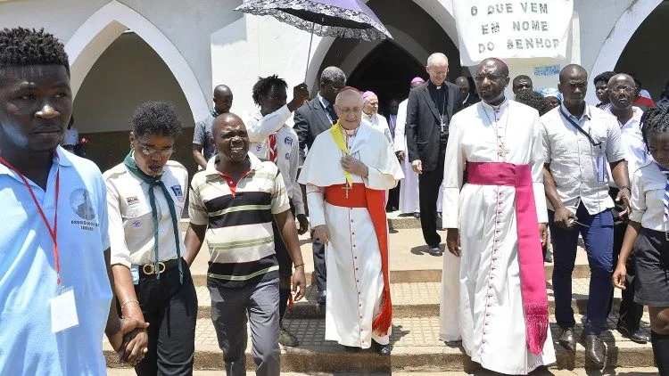 Cardinale Filoni | Il Cardinale Fernando Filoni in uno dei momenti della sua visita in Angola e Sao Tomé | Agenzia Fides
