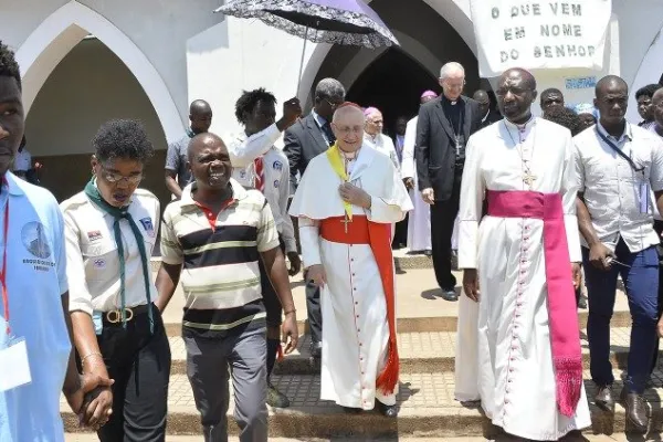 Il Cardinale Fernando Filoni in uno dei momenti della sua visita in Angola e Sao Tomé / Agenzia Fides