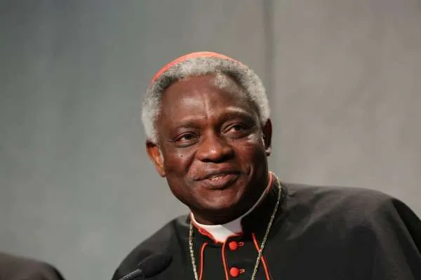 Cardinal Peter Kodwo Appiah Turkson, presidente del Pontificio Consiglio della Giustizia e della Pace / Daniel Ibanez / CNA