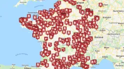 Mappa interattiva degli attacchi anti-cristiani in Francia / InfoCatho