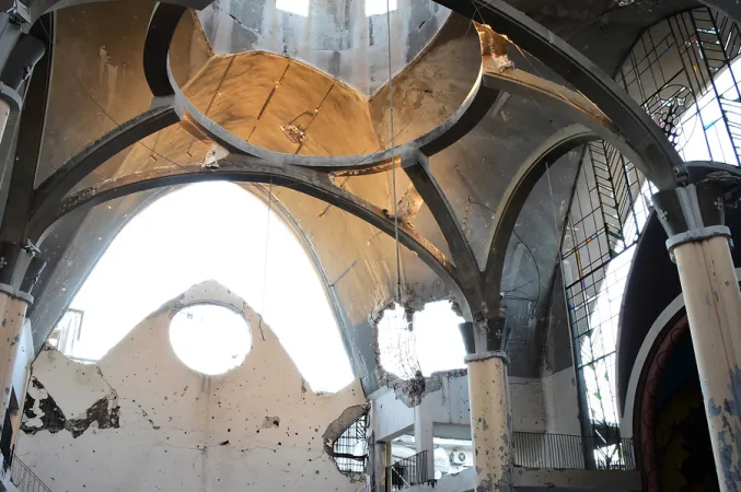 Cattedrale di Homs | La Cattedrale di Homs distrutta | ACS Italia