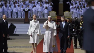 Il Papa a Bogotà, la Colombia deve essere un paese che sia patria per tutti