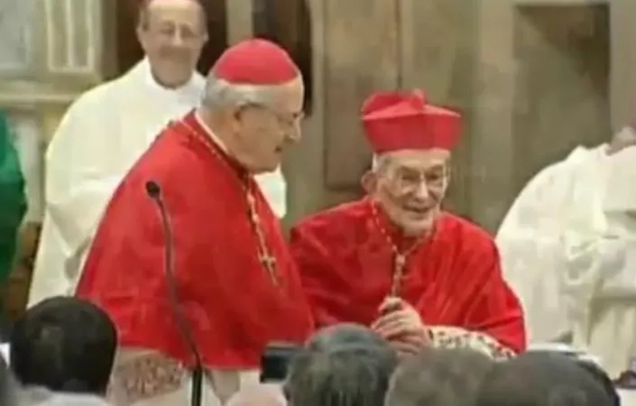 Il Cardinale Capovilla con il Cardinale Sodano |  | YouTube