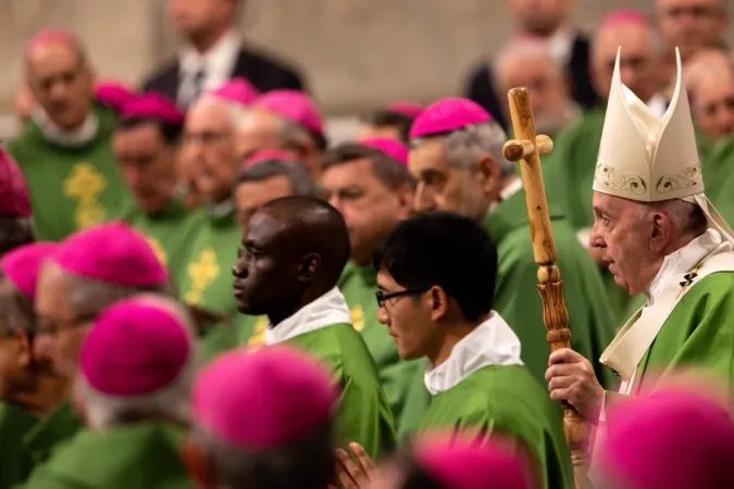Il Papa durante la Messa per la Giornata Missionaria Mondiale  |  | Daniel Ibanez / ACI group