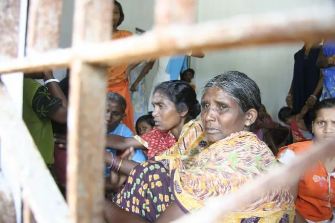 Famiglie cristiane sfollate | Famiglie cristiane sfollate dopo i massacri in Orissa | Aiuto alla Chiesa che Soffre