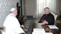 Il nunzio Lebaupin a colloquio con Papa Francesco / Eglise Catholique