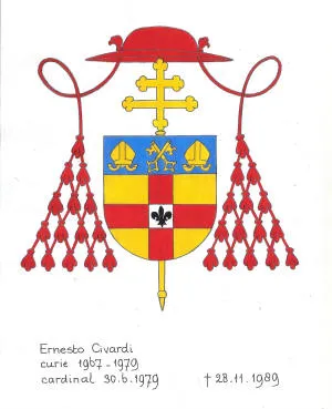 Lo stemma del Cardinale Civardi  |  | Araldica Vaticana 