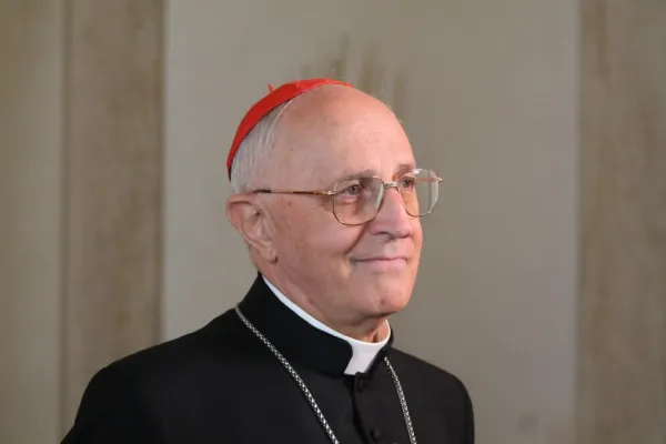 Il Cardinal Fernando Filoni intervistato dall'ACI Group - Palazzo di Propaganda Fide, 22 agosto 2014 / Daniel Ibáñez / ACI Group