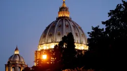 La cupola di San Pietro di notte vista dai giardini vaticani / Lauren Cater / ACI Group