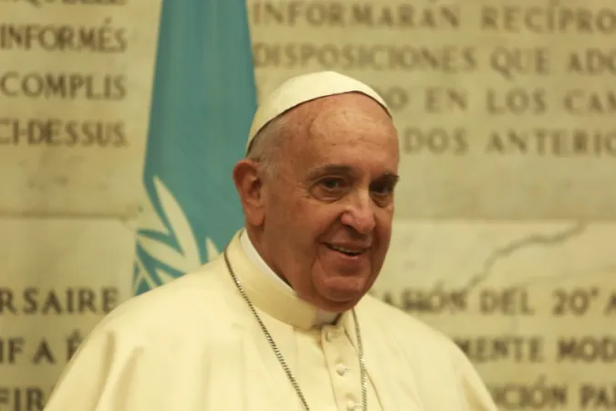Papa Francesco alla FAO | Papa Francesco alla FAO  | Daniel Ibáñez / Catholic News Agency