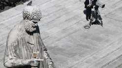 Statua di San Pietro in cima alla Basilica di San Pietro, marzo 2015 / Bohumil Petrik / ACI Group