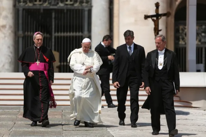 Papa Francesco udienza generale | Papa Francesco, udienza generale 27 maggio 2015 | Daniel Ibañez / ACI Group