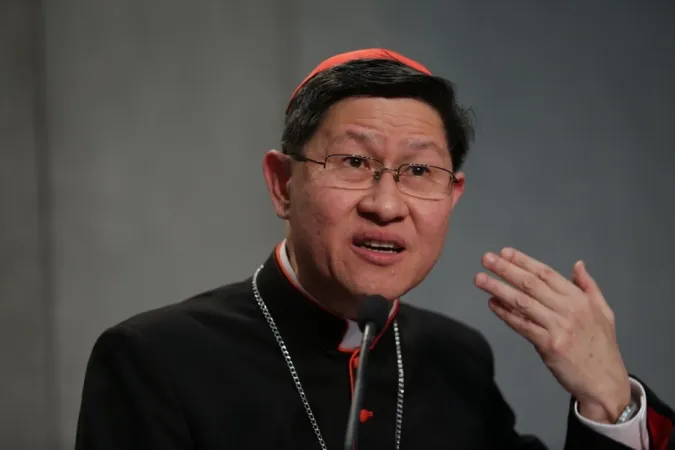 Cardinal Luis Antonio Tagle, arcivescovo di Manila e presidente di Caritas Internationalis | Daniel Ibanez / ACI Group