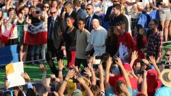 Papa Francesco alla veglia della Giornata Mondiale della Gioventù di Cracovia 2016, 30 luglio 2016  / Alan Holdren / ACI Group