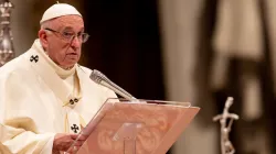 Papa Francesco pronuncia l'omelia durante la Messa di Nostra Signora di Guadalupe, Basilica Vaticana, 12 dicembre 2018 / Daniel Ibanez / ACI Group