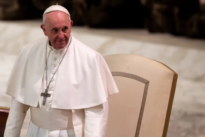 Il Papa durante un'Udienza Generale |  | Daniel Ibanez, ACI Group