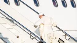 Papa Francesco in partenza per il suo viaggio internazionale in Mozambico, Madagascar e Maurizio, 4 settembre 2019 / Daniel Ibanez / ACI Group