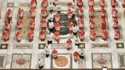 Il concistoro del 28 novembre 2020, durante il quale Papa Francesco ha creato 13 nuovi cardinali, di cui 9 al di sotto degli 80 anni / Vatican Media / ACI Group