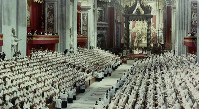 Concilio Vaticano II | Una assise del Concilio Vaticano II, spartiacque che ha segnato la scomparsa di alcuni riti | PD