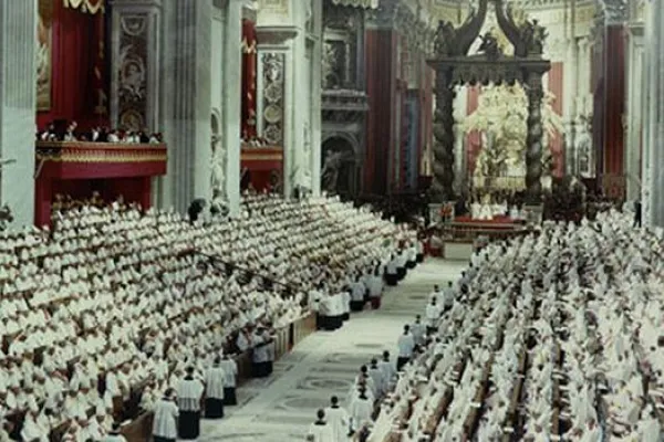 Una assise del Concilio Vaticano II, spartiacque che ha segnato la scomparsa di alcuni riti / PD