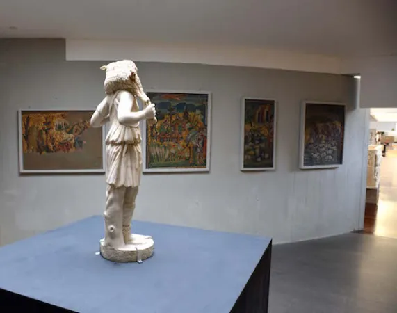 Il Museo Pio Cristiano con i calchi dei mosaici |  | MV
