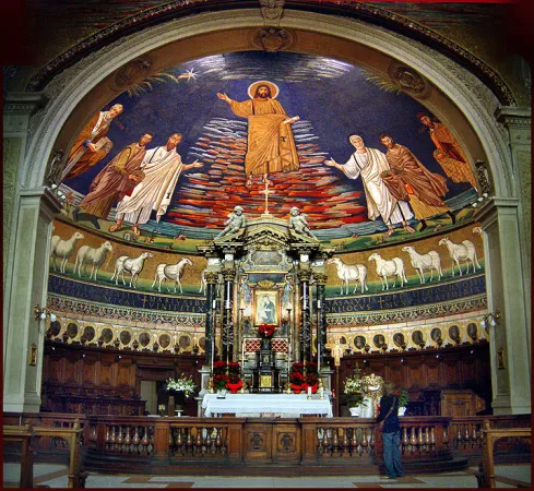 L'abside della basilica dei Santi Cosma e Damiano |  | Wikimedia Commons