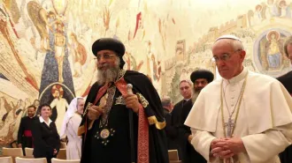 Papa Francesco, un messaggio e una telefonata al Patriarca Copto Tawadros