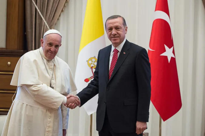 Il Papa e il Presidente Erdogan |  | ©ServizioFotograficoOR/CPP