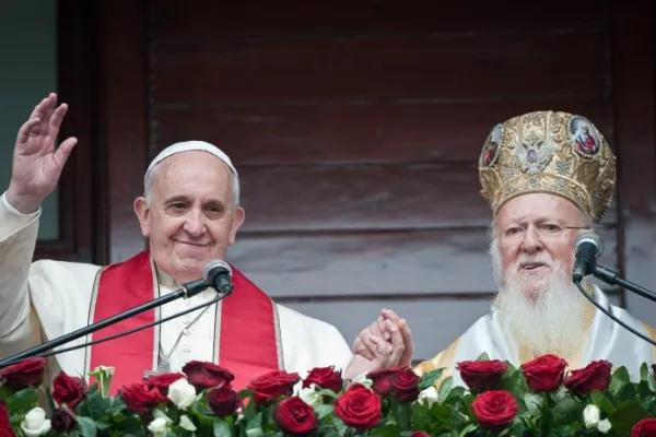 Papa Francesco e Bartolomeo al Fanar, 30.11.2014 /  ©ALESSIA GIULIANI/CPP