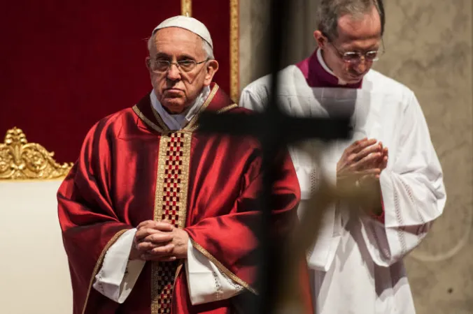 Il Papa durante la celebrazione della Passione |  | ©M. MIGLIORATO/CPP