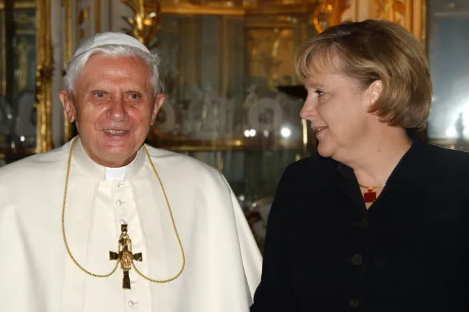 Benedetto XVI e Angela Merkel |  | L'Osservatore Romano - CPP