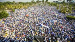 La manifestazione in supporto dei vescovi e del negoziato in Nicaragua, Managua, 28 luglio 2018  / VaticanNews