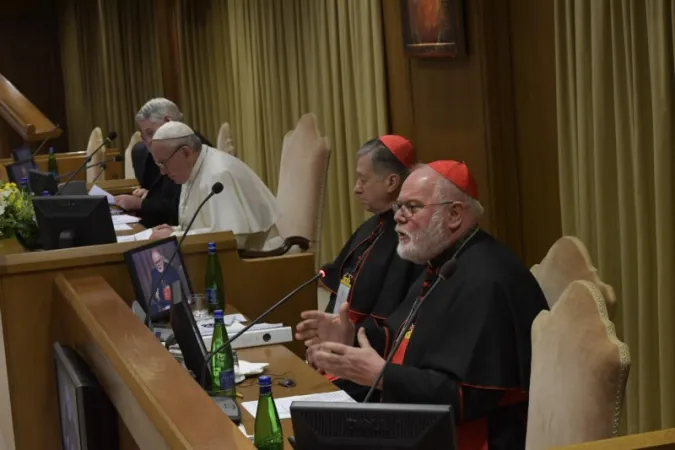 Cardinale Reinhard Marx  | Il Cardinale Reinhard Marx legge la sua relazione su 