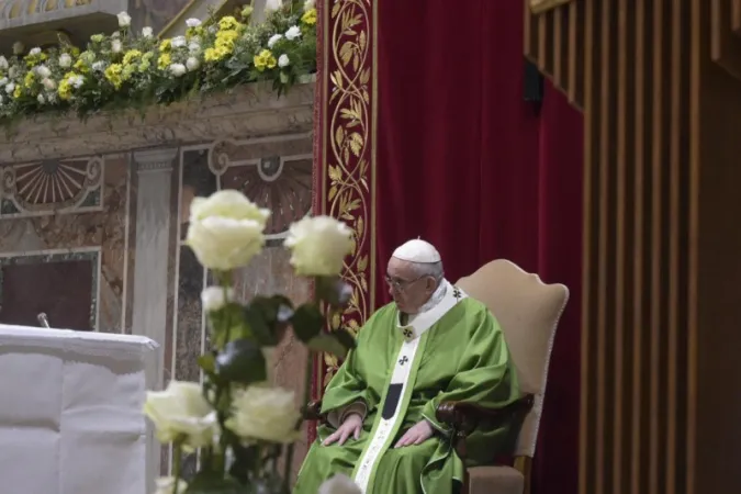 Papa Francesco, Sala Regia | Papa Francesco durante la celebrazione conclusiva dell'incontro 