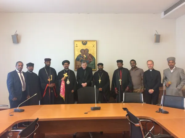 Cardinale Koch e Chiesa ortodossa etiope | Il cardinale Kurt Koch e la delegazione della Chiesa ortodossa etiope Tewahedo, 23 luglio 2019 | Pontificio Consiglio per la Promozione dell'Unità dei Cristiani