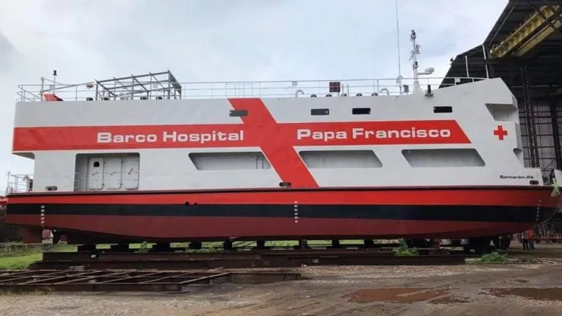 Nave ospedale Papa Francesco | La nave ospedale Papa Francesco, dal 18 agosto 2019 in servizio nello Stato di Parà, in Brasile, sul Rio delle Amazzoni | Vatican News 