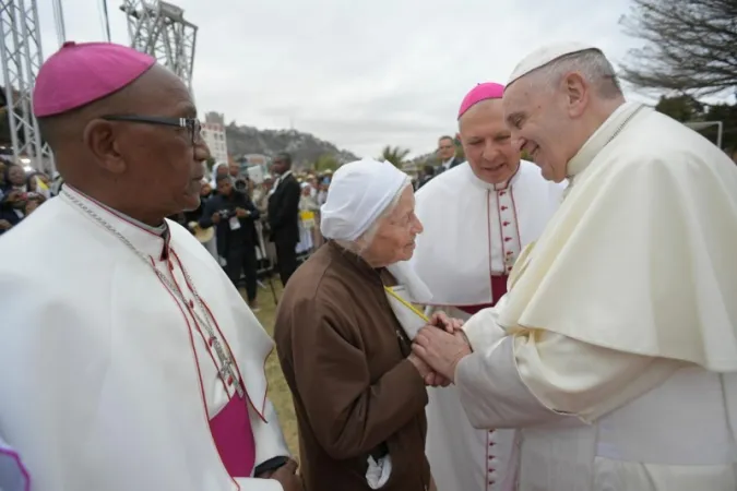 Il Papa incontra i religiosi e le religiose del Madagascar  |  | Vatican Media / ACI Group