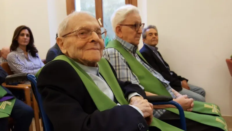 Padre Stefanizzi al suo 102 esimo compleanno lo scorso settembre  |  | Vatican Media