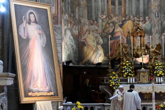 Il Papa celebra la Messa nella Chiesa di Santo Spirito in Sassia |  | Vatican Media / ACI Group