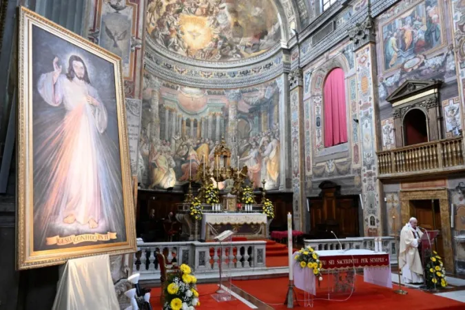 Il Papa nella Chiesa di Santo Spirito in Sassia  |  | Vatican Media / ACI Group