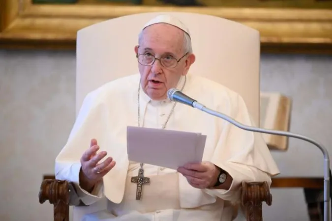 Papa Francesco | Papa Francesco durante una udienza | Vatican Media / ACI Group